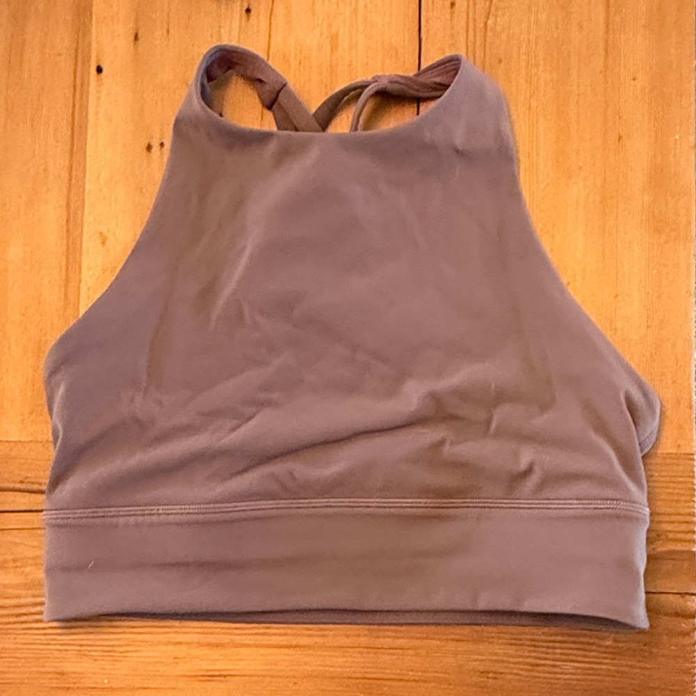 lululemon athletica Dusty Rose High Neck Sports Bra